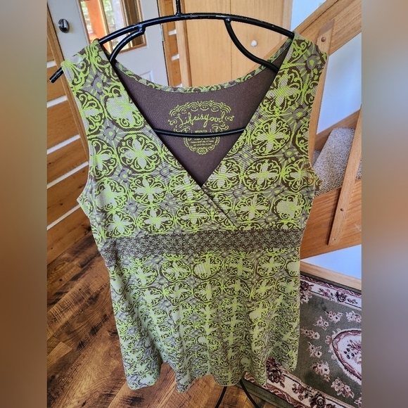 Life is Good Boho Stretch Sleeveless Sz. 14 Dress - Picture 1 of 8